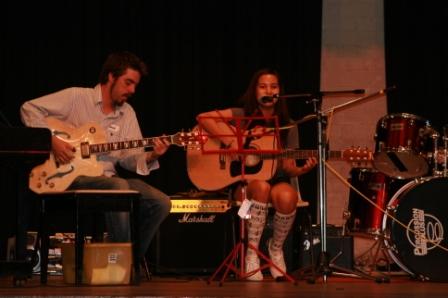 Mina Kitsos Guitar and Singing Student Accompanied by Daniel Babekuhl Guitar Student